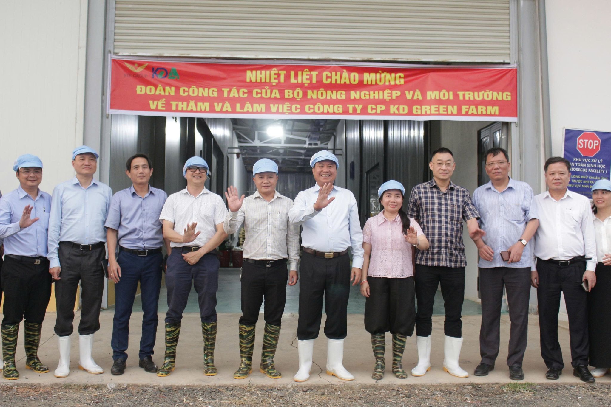 Đoàn công tác Bộ Nông nghiệp và Môi trường tại KD Green Farm